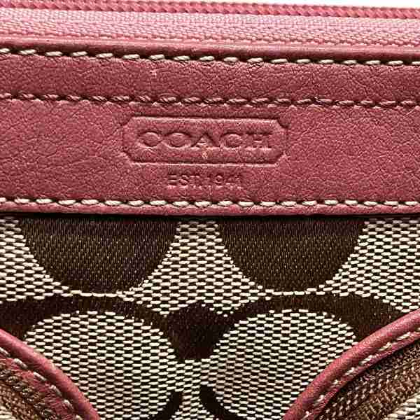 Coach Signature Canvas Leather Waist Bag F41587