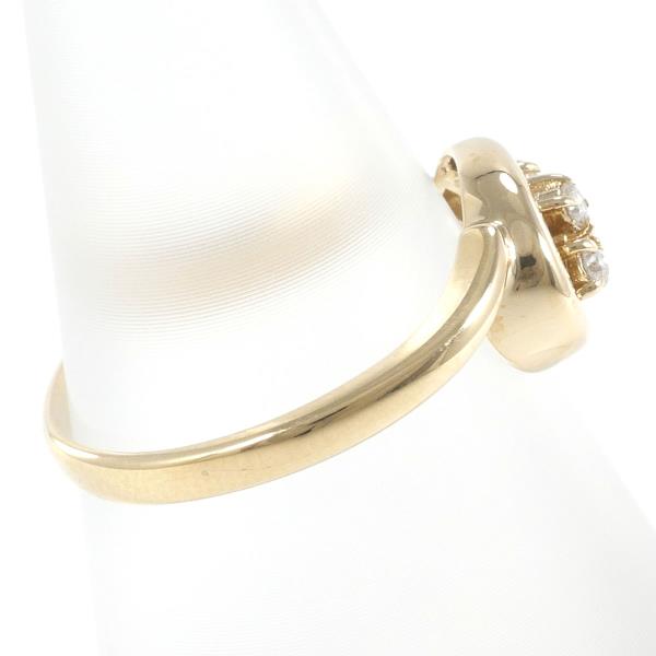 K9 Yellow Gold Diamond Ring Size 10 in Pristine Condition