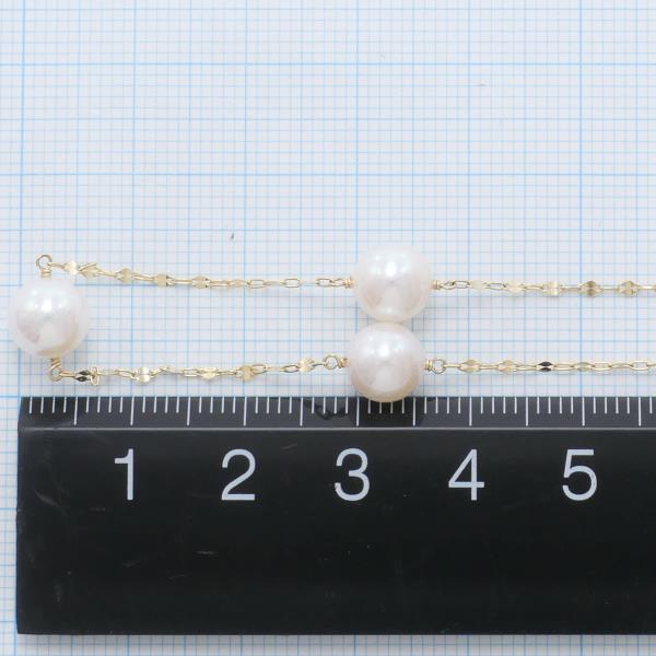 K18 Yellow Gold Pearl Necklace 61cm in Great Condition