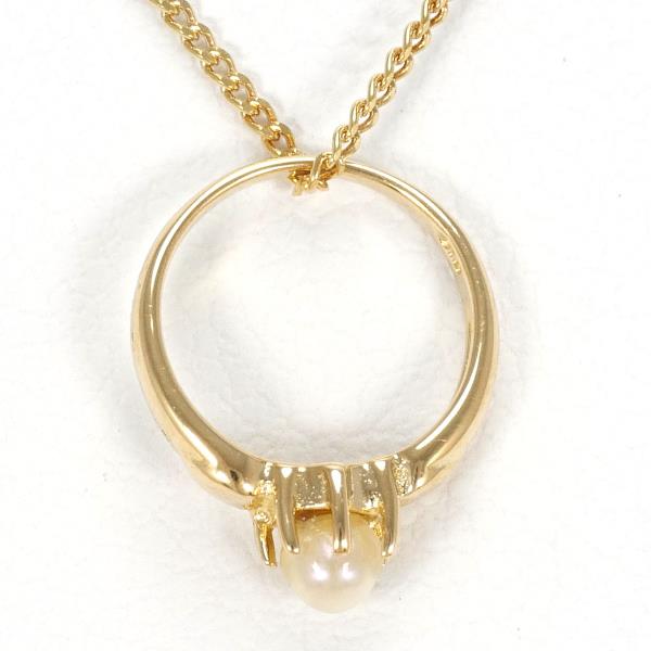 K18 Yellow Gold Pearl Necklace