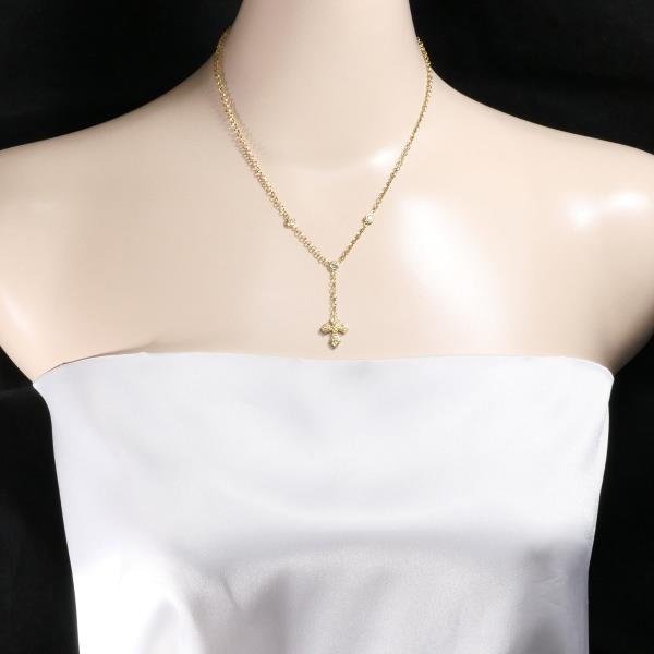 K18 Yellow Gold Diamond Necklace 0.18ct