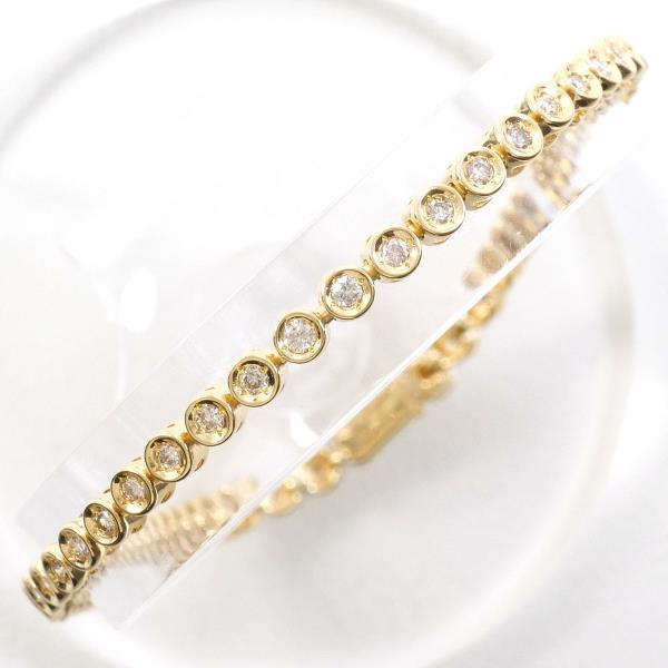 K18 Yellow Gold Diamond Bracelet 1.02ct in Excellent Condition