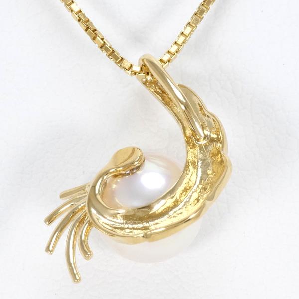 K18 Yellow Gold Pearl Necklace