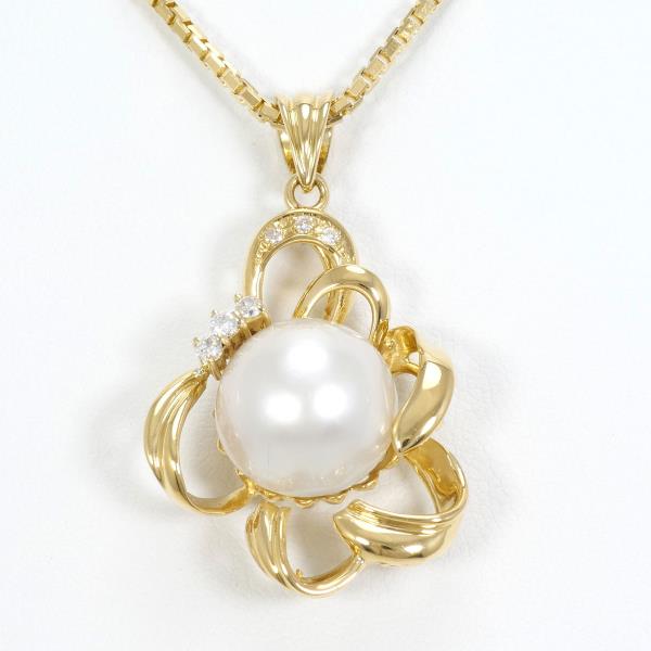 K18 Yellow Gold Pearl Necklace