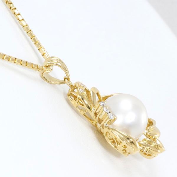 K18 Yellow Gold Pearl Necklace