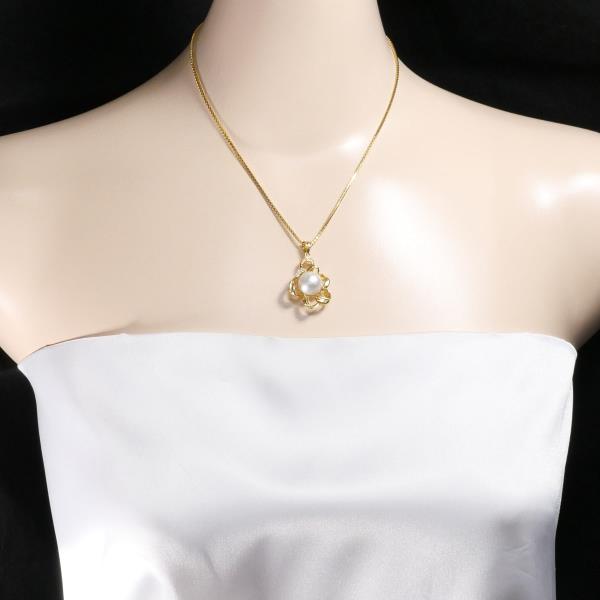 K18 Yellow Gold Pearl Necklace