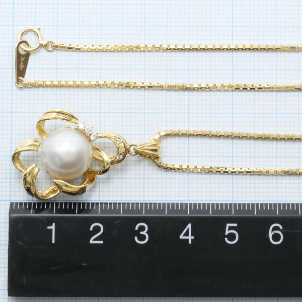 K18 Yellow Gold Pearl Necklace