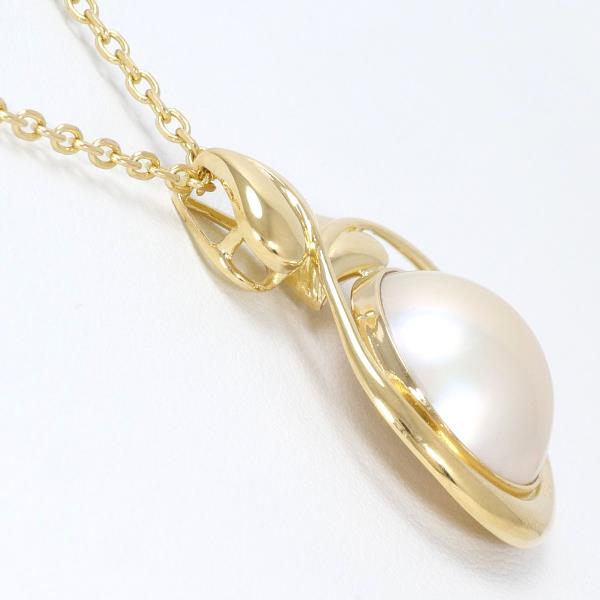 K18 Yellow Gold Mabe Pearl Necklace