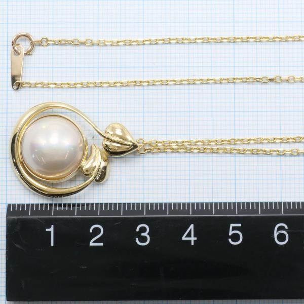 K18 Yellow Gold Mabe Pearl Necklace