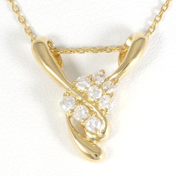 K18 Yellow Gold Diamond Necklace