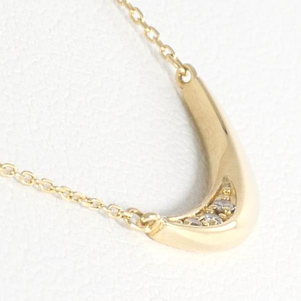 K18 Yellow Gold Diamond Necklace in Pristine Condition