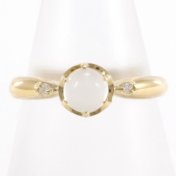 K18 Yellow Gold Moonstone Ring in Excellent Condition