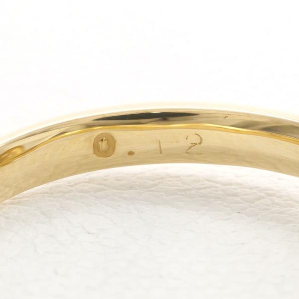 K18 Yellow Gold Diamond Ring 11号 in Excellent Condition