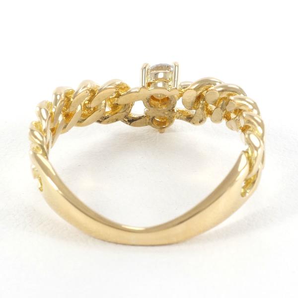 K18 Yellow Gold Diamond Ring 9