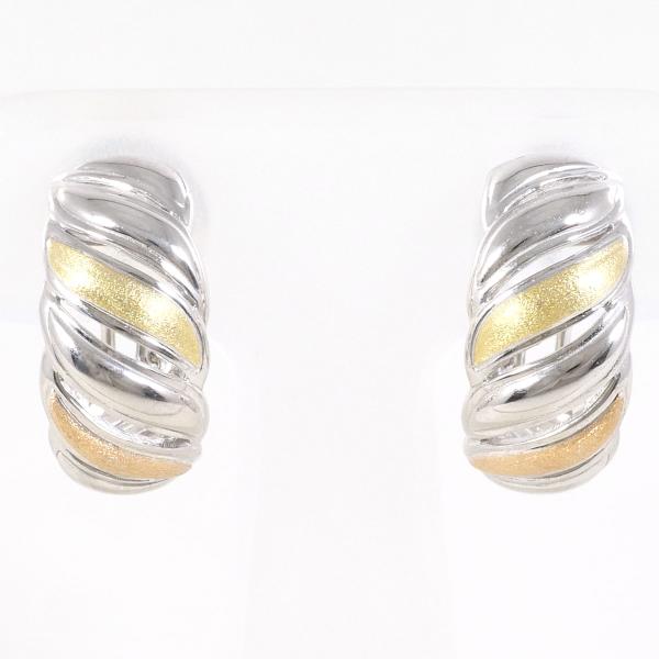 K18 Yellow Gold K14 White Gold Earrings