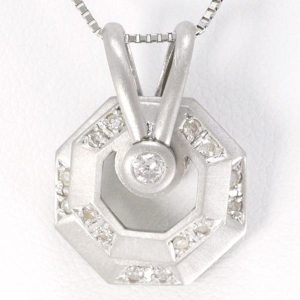 Platinum PT900 PT850 Diamond Necklace