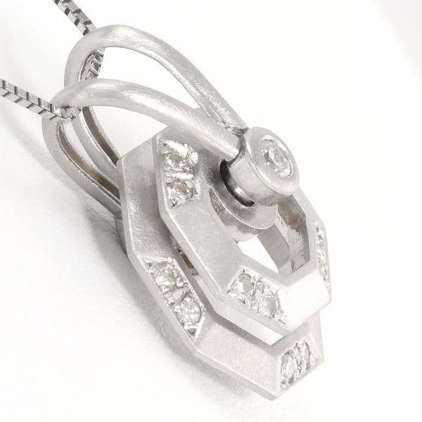 Platinum PT900 PT850 Diamond Necklace