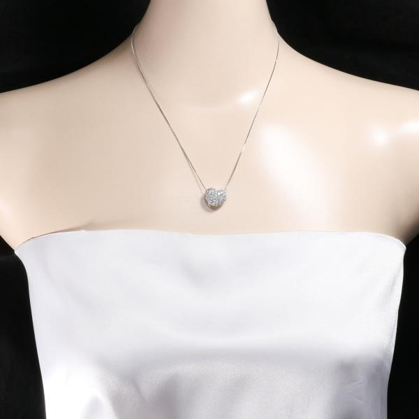 K18 White Gold Diamond Necklace