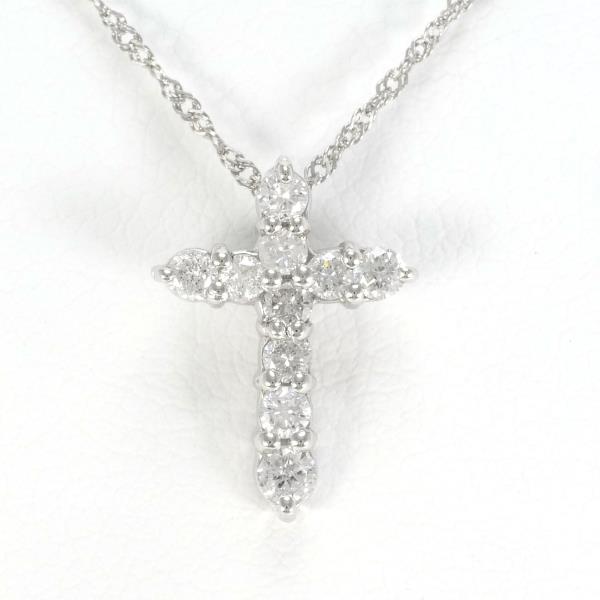 PT900 Platinum PT850 Diamond Necklace 0.30ct in Excellent Condition