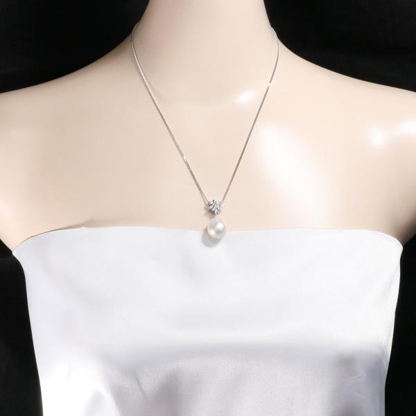 PT900 Platinum PT850 Necklace South Sea Pearl Diamond