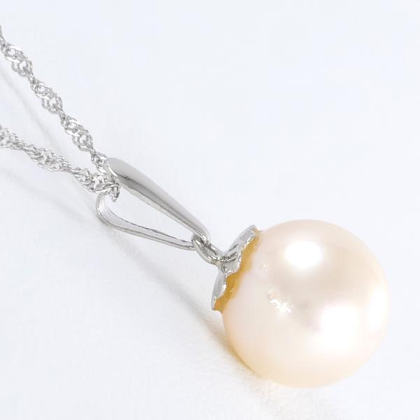 PT900 Platinum PT850 Necklace Pearl in Excellent Condition