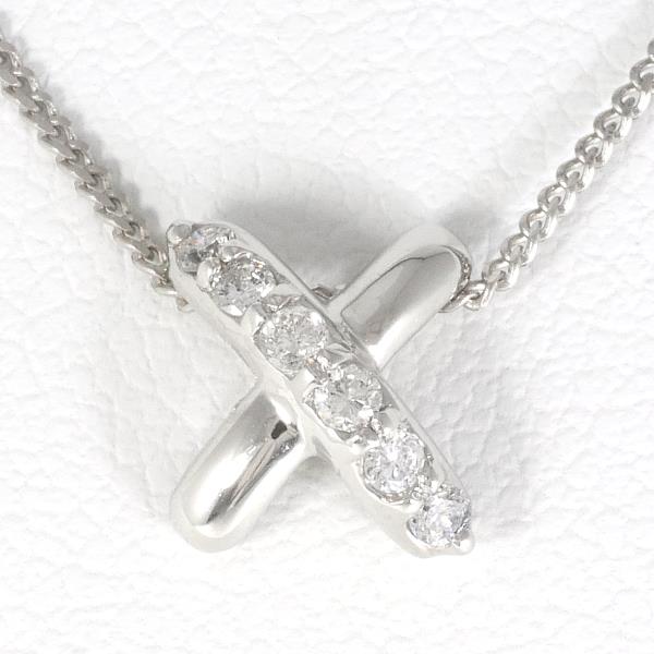 Platinum PT900 PT850 Diamond Necklace