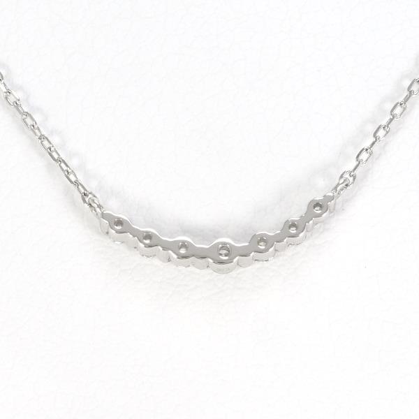 PT850 Platinum Diamond Necklace 0.09ct in Excellent Condition