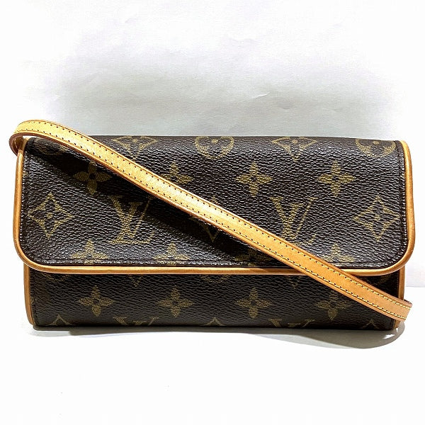 Louis Vuitton Monogram Pochette Twin PM Shoulder Bag M51854 in Good Condition