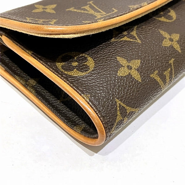 Louis Vuitton Monogram Pochette Twin PM Shoulder Bag M51854 in Good Condition