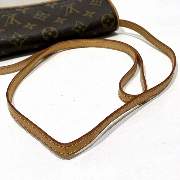 Louis Vuitton Monogram Pochette Twin PM Shoulder Bag M51854 in Good Condition