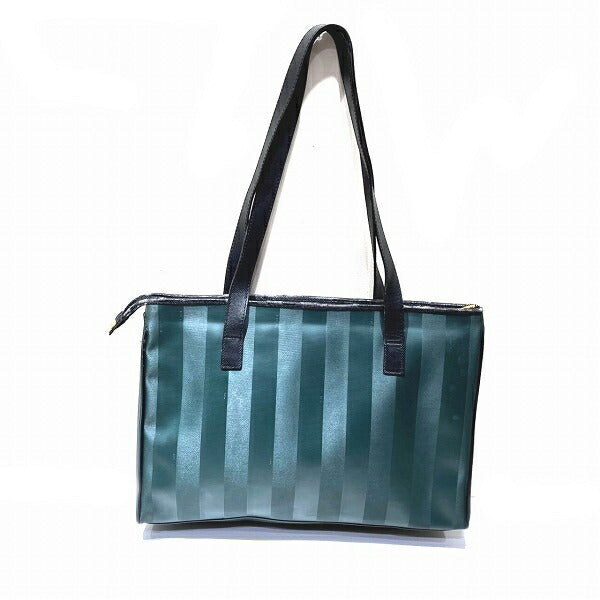 Fendi Pequin Tote Bag Dark Green