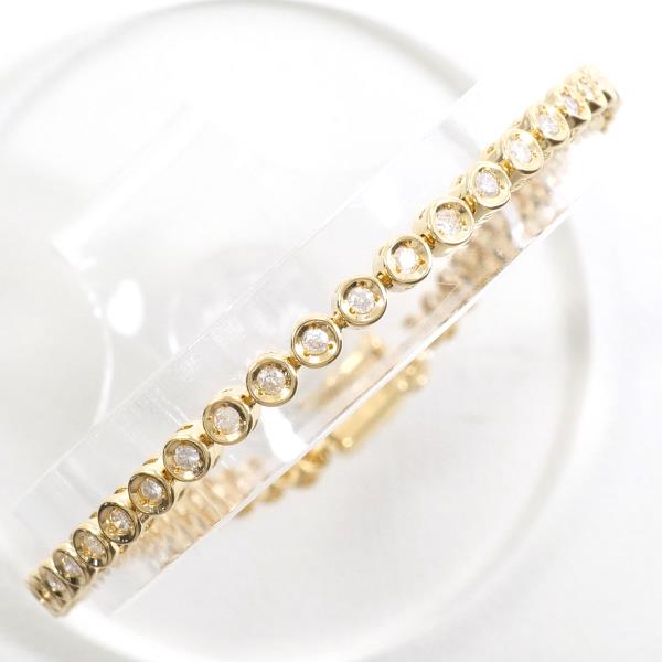 K18 Yellow Gold Diamond Bracelet