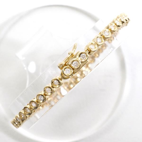 K18 Yellow Gold Diamond Bracelet