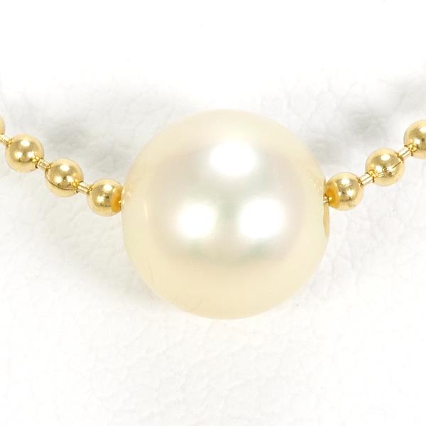 K18 Yellow Gold Pearl Necklace in Pristine Condition