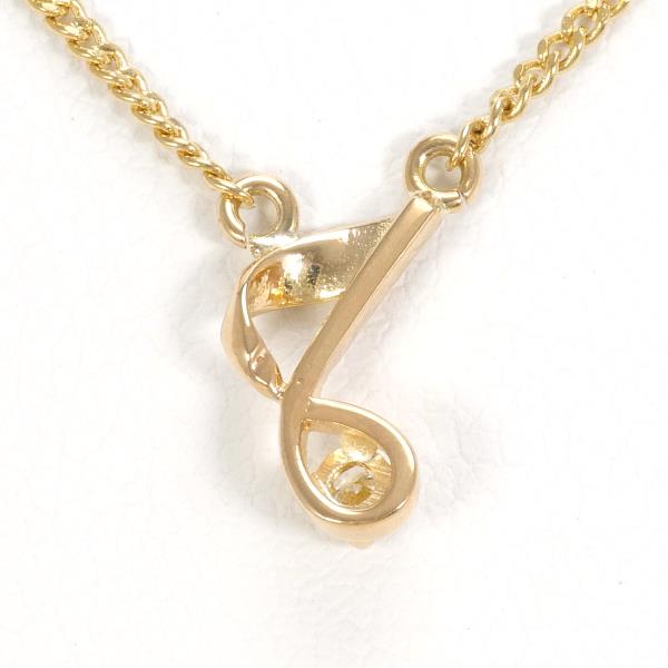 K18 Yellow Gold Diamond Necklace in Excellent Condition