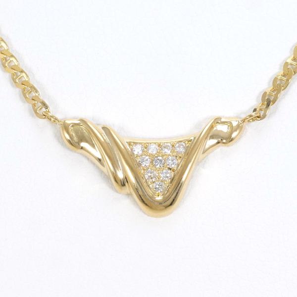 K18 Yellow Gold Diamond Necklace