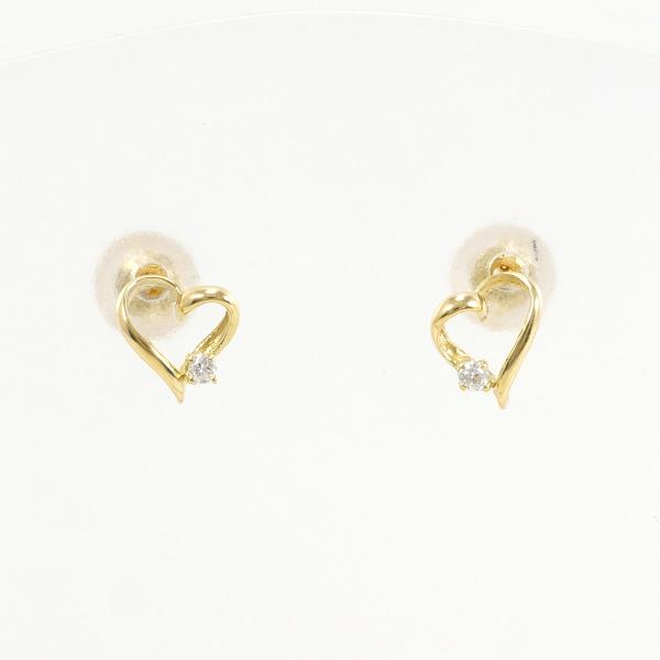 K18 Yellow Gold Diamond Earrings