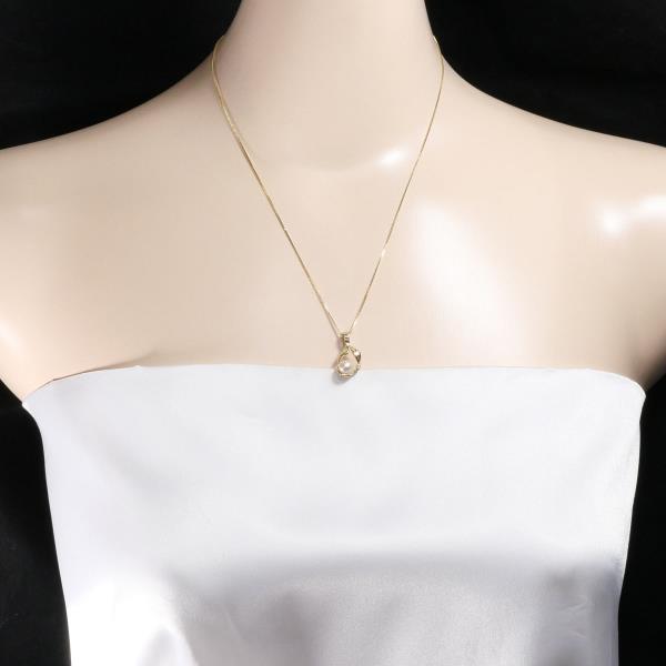 14K Yellow Gold Pearl Necklace