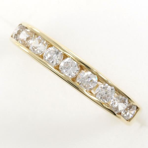 K10 Yellow Gold Zircon Ring