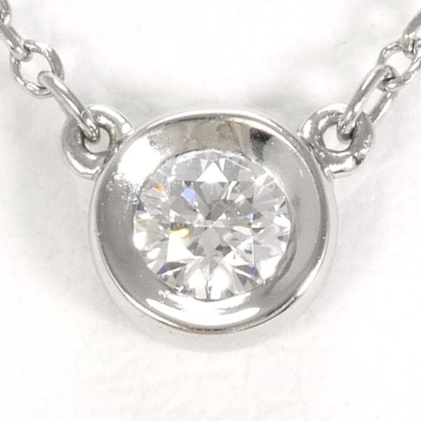 PT850 Platinum Diamond Necklace 0.1ct