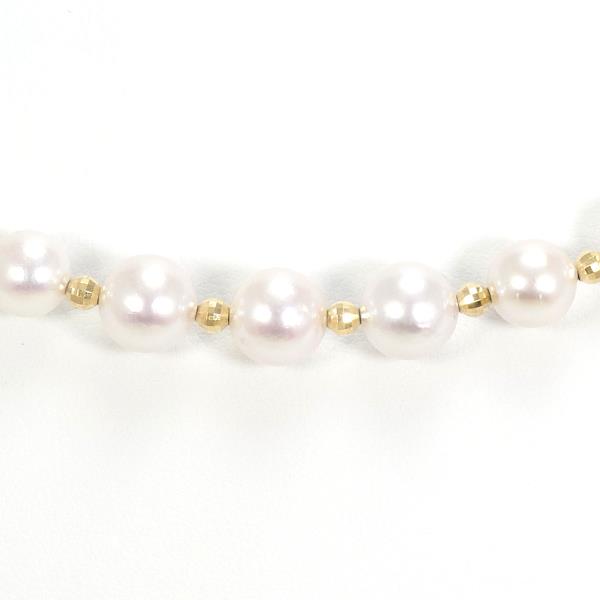 K18 Yellow Gold Magnetic Akoya Pearl Necklace