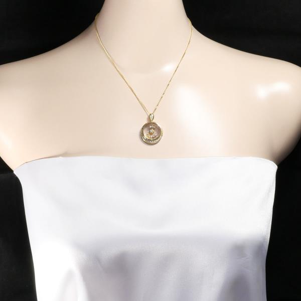 K18 Yellow Gold Diamond Necklace 0.50ct in Excellent Condition