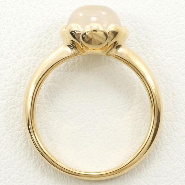 K18 Yellow Gold Moonstone Ring 7.5 in Excellent Condition