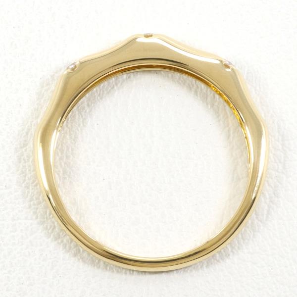 K18 Yellow Gold Diamond Ring 13 in Pristine Condition