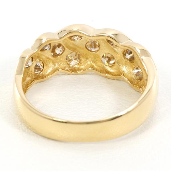 K18 Yellow Gold Brown Diamond Ring