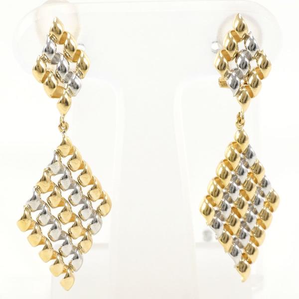 Platinum Yellow Gold Earrings