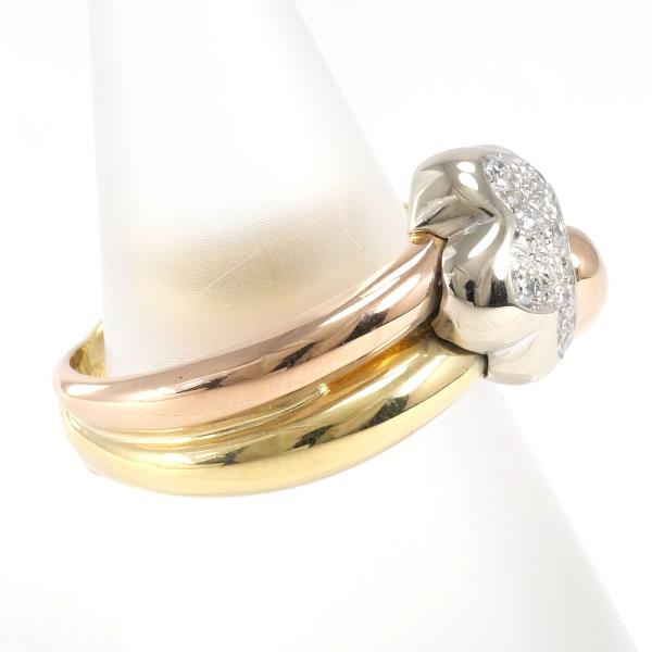 K18 Yellow Gold Diamond Ring 12.5