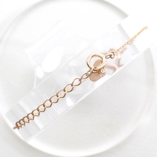 K10 Pink Gold Diamond Bracelet