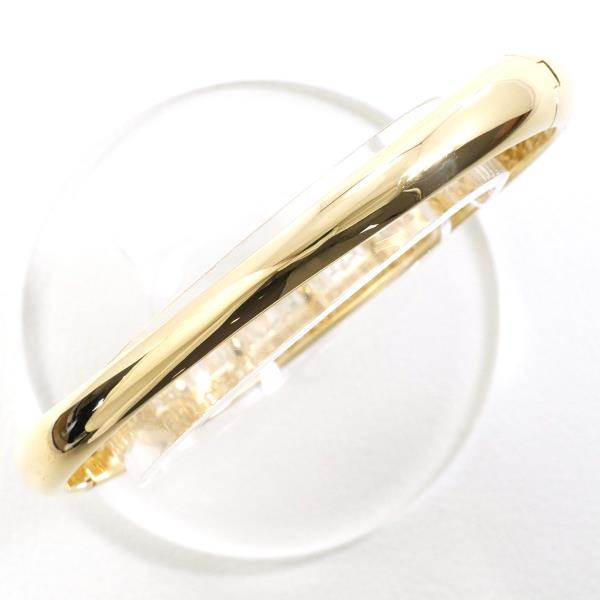 18K Yellow Gold Diamond Bangle 17cm