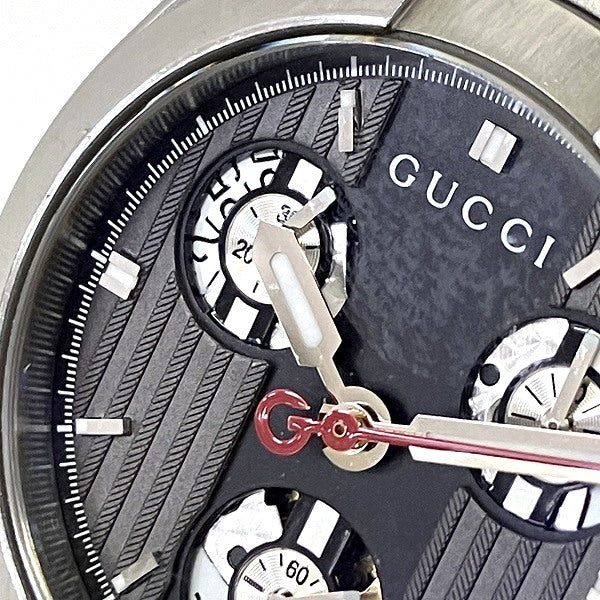 Gucci Titanium Quartz Chronograph Watch Boys 124.4 in Good Condition